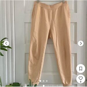 16. Girlfriend Collective Women's Tan Joggers GUC